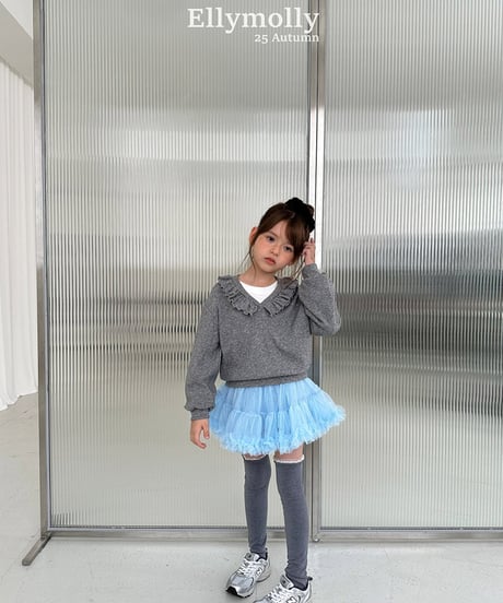 即納 EllyMolly Frilly High Socks