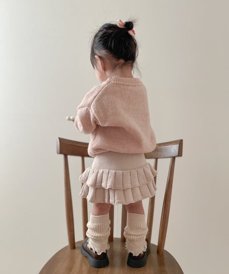 即納knit skirt