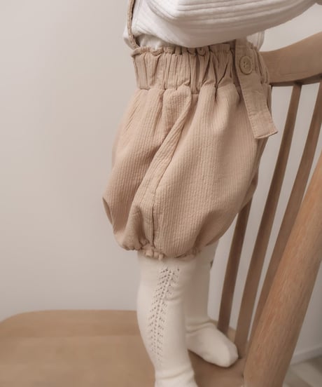 即納mimi market Stitch Suspender bloomer