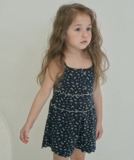 即納 Daisy short jump suit