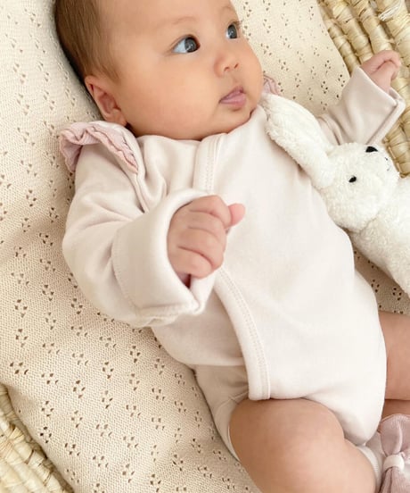 即納new born  ribbon shoes set