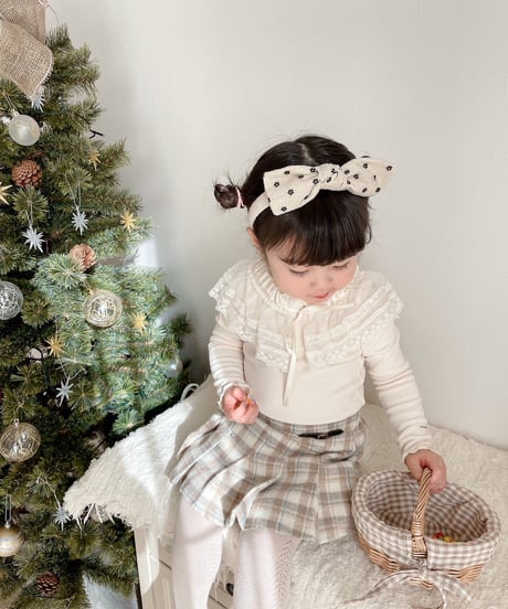 即納 stand frill lace collar