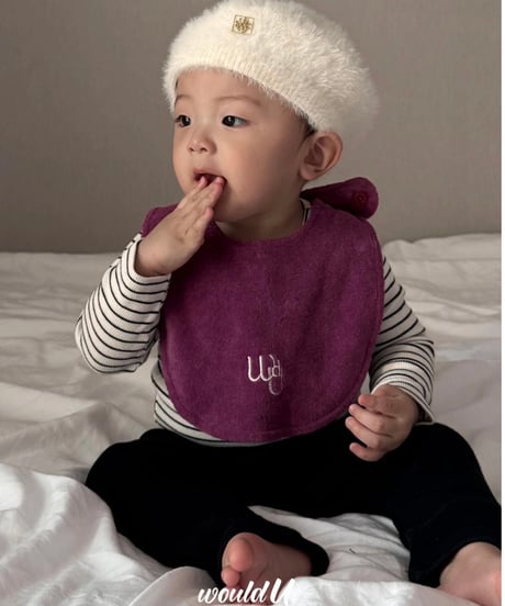 一部即納cloud terry bibs