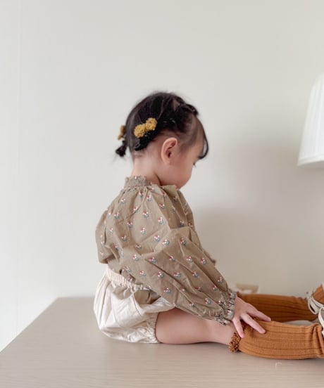 即納mini beige   Smoke blouse