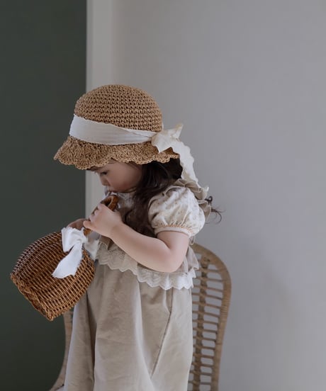 即納ROA Lace ruffle suspender pants