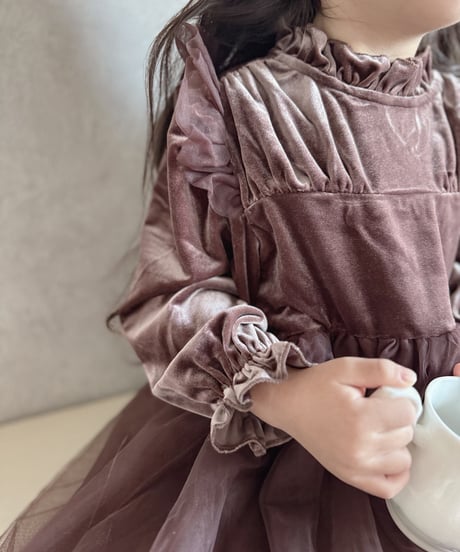 即納Noel velours dress