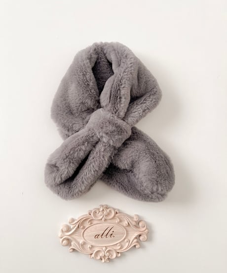 即納cross fur muffler