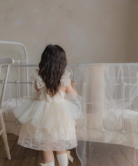 予約 OREN Shiny Tulle Dress