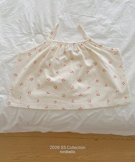 予約ninibello Momo Sleeveless Top