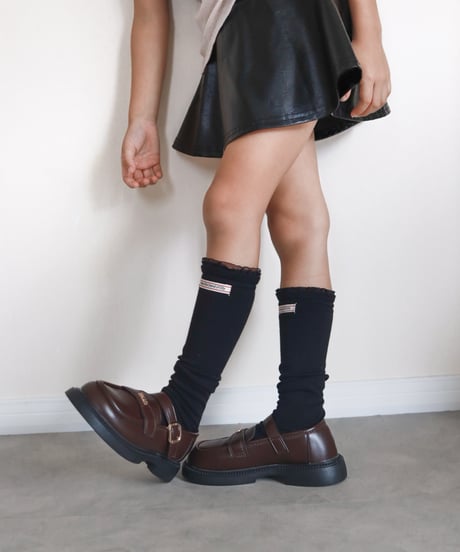 即納 EllyMolly Frilly High Socks