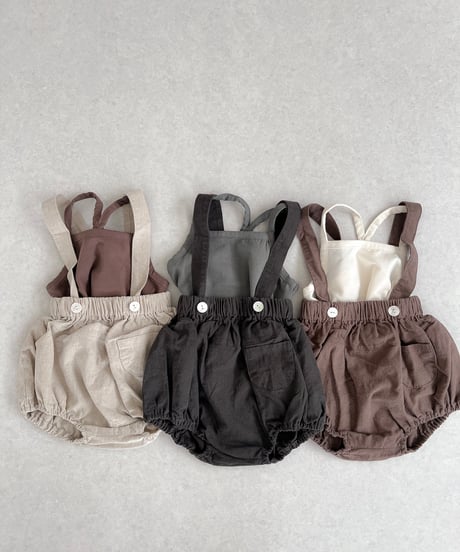 即納nunubiel linen Suspender bloomer