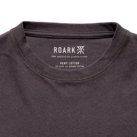 ROARK "H/W HEMPCOTTON S/S TEE" 2COLORS