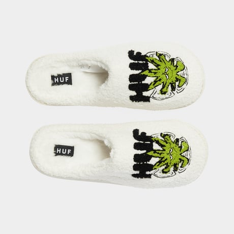 HUF WORLDWIDE "SNOW ANGEL FUZZY SLIPPER" 2COLORS