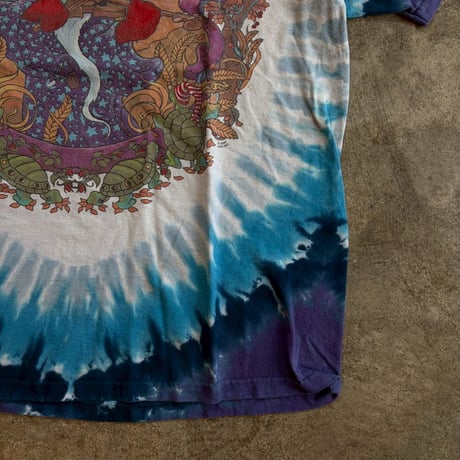 LIQUID BLUE '00 GRATEFUL DEAD "TERRAPIN MOON TIE-DYE TEE"