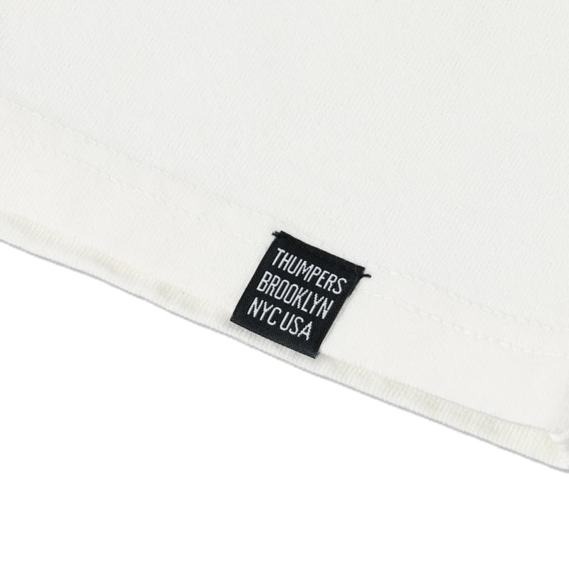 THUMPERS NYC BOX LOGO L/S TEE（WHITE） THUMPERS NYC BOX LOGO L/S TEE（WHITE）
