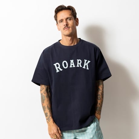 ROARK "MEDIEVAL LOGO" 14oz H/W TEE 2COLORS