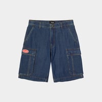 HUF WORLDWIDE "OVAL DENIM CARGO SHORT" 2COLORS
