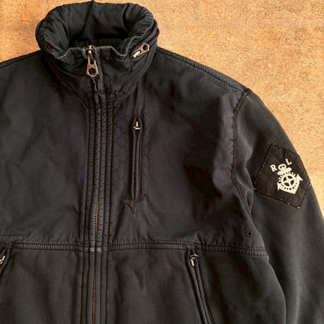 90's POLO RALPH LAUREN "PANELLED SWEATSHIRT JACKET"