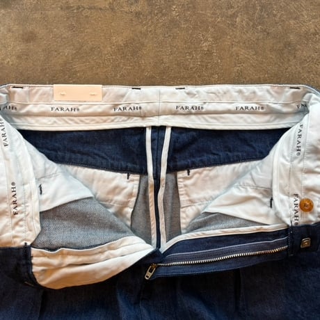 FARAH "TWOTACK WIDE DENIM PANTS" 4COLORS