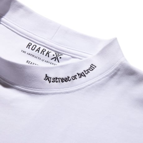 ROARK REVIVAL "LABEL" 9.3oz H/W MOCK NECK L/S POCKET TEE 2COLORS