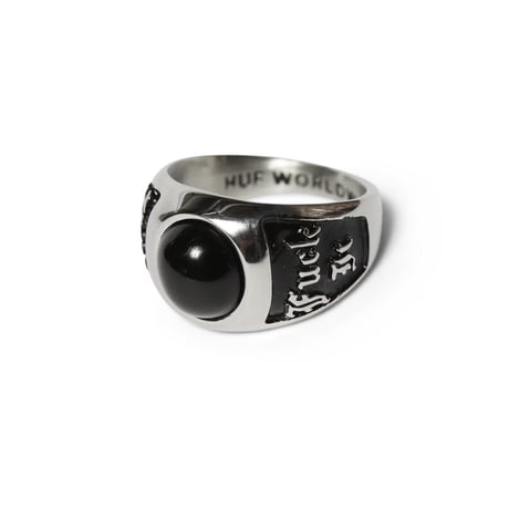 HUF WORLDWIDE "ONYX SIGNET RING"