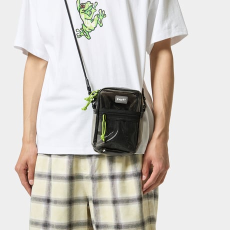 HUF WORLDWIDE "MERCER TRANSPARENT SIDE BAG"