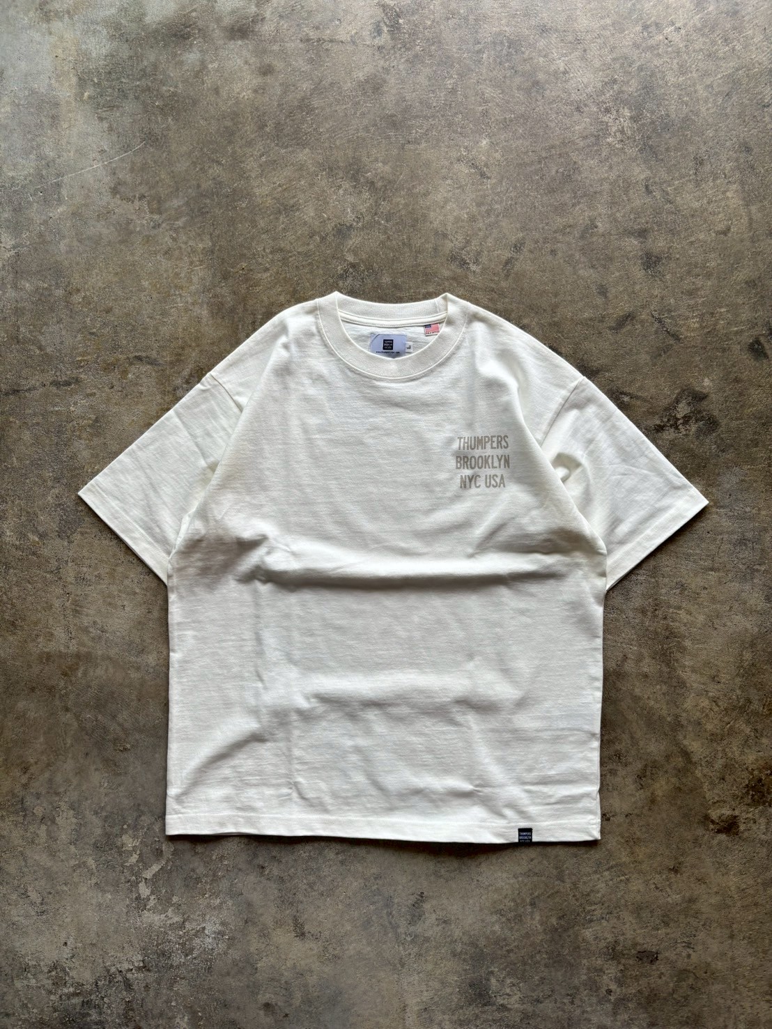 THUMPERS NYC BOX LOGO L/S TEE（WHITE） Supreme Box Logo L/S Tee White Men's - FW20 - US