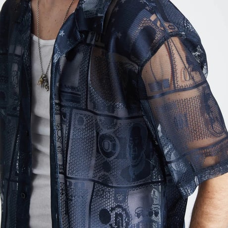 HUF WORLDWIDE "GLOBAL CURRENCY LACE SHIRT"