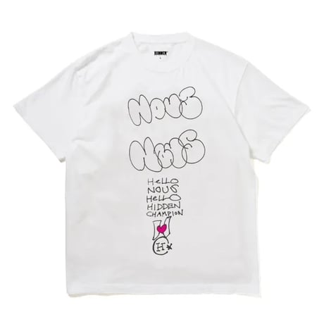 430 "NOUS × HIDDEN KAMIYAMA S/S TEE" 2COLORS