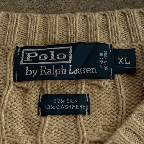 POLO RALPH LAUREN  "VNECK KNIT"