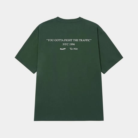 HUF WORLDWIDE "FIGHT THE TRAFFIC TEE" 2COLORS