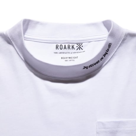 ROARK REVIVAL "LABEL" 9.3oz H/W MOCK NECK L/S POCKET TEE 2COLORS
