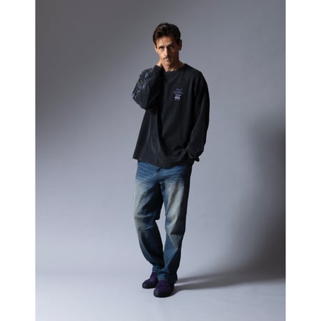 ROARK "EXPEDITIONS PHOTO" WELL WORN L/S TEE (RLTJ1202-BLK)