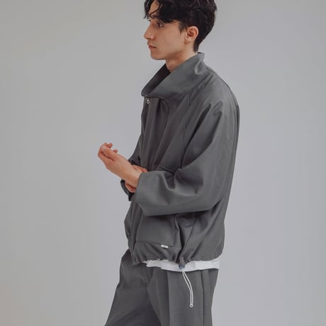 AMNE "GABARDINE COVERED BLOUSON" 2COLORS