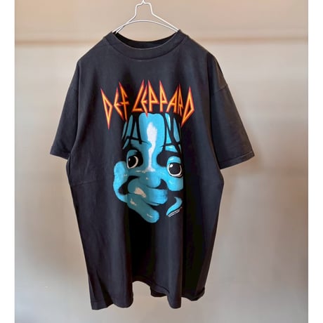 Def Leppard グラフィックTシャツ Mサイズ ブラックメイドインUSA DEF LEPPARD・デフレパード・HYSTERICA・Tシャツ・ロックTシャツ