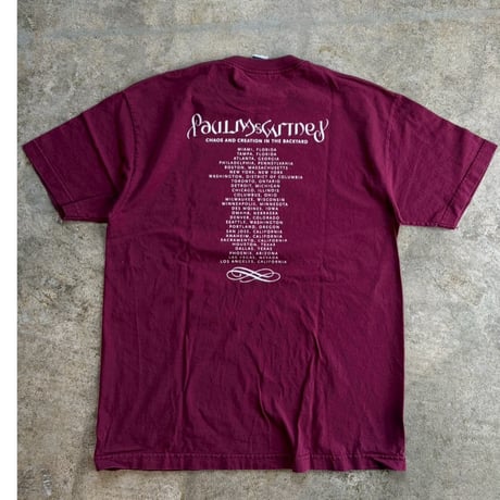 GIANT   PAUL MCCARTNEY "CHAOS AND CREATION IN THE BACKYARD TOUR TEE"