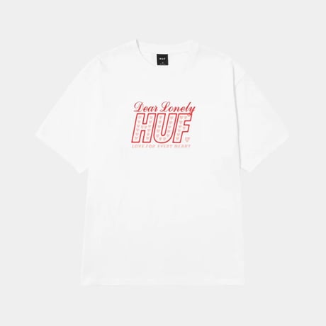 HUF WORLDWIDE "LONELY HEARTS TEE" 2COLORS