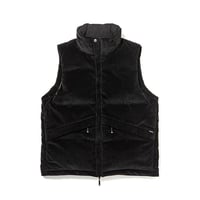 430 "SNGL CORD DOWN VEST" [BLACK]
