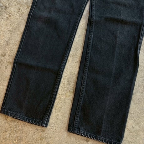 90's LEVI'S  "505 BLACK DENIM PANTS"