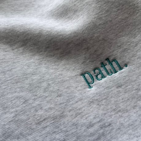 path. "path. HALF ZIP SWEAT" 2COLORS
