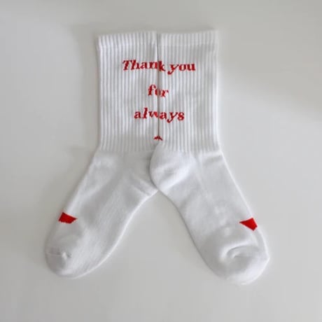 MELPLE×SALVAGE PUBLIC "Thank you Socks" 2COLORS