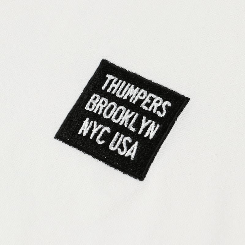 THUMPERS NYC BOXLOGO LS TEE（BLACK） THUMPERS NYC 