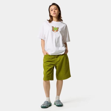 HUF WORLDWIDE "GREEN BUDDERFLY TEE" 2COLORS