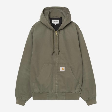carhartt アクティブジャケット　カーキ　古着 Carhartt カーハート アクティブジャケット メンズL 古着 ダック地
