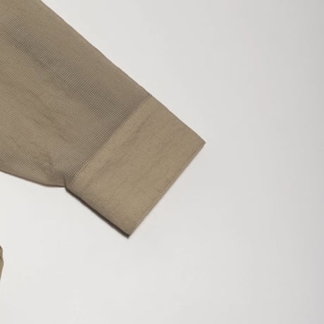 MELPLE "LONG SHEER SHIRT" 2COLORS