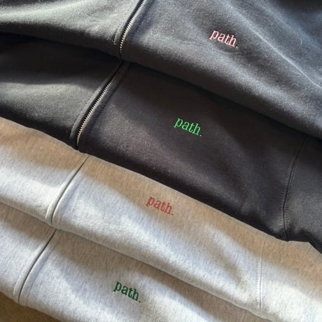 path. "ORIGINAL ZIP UP HOODIE" 4COLORS