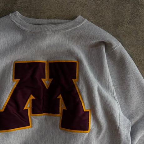 90's CHAMPION  REVERSE WEAVE"M(Minnesota Gophers)"