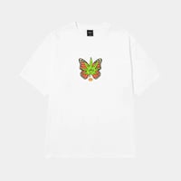 HUF WORLDWIDE "GREEN BUDDERFLY TEE" 2COLORS