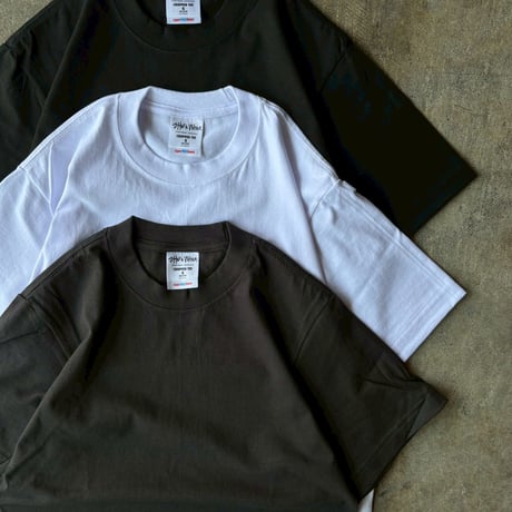 SHAKA WEAR "MAX HEAVYWEIGHT CROPPED TEE" 3COLORS