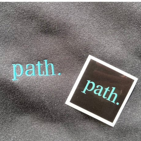 path. "path. HALF ZIP SWEAT" 2COLORS